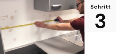 Kundenfoto Küchenrückwand Steinoptik – Küche Vorher Nachher
